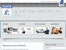 Tablet Screenshot of flecksecurite.com